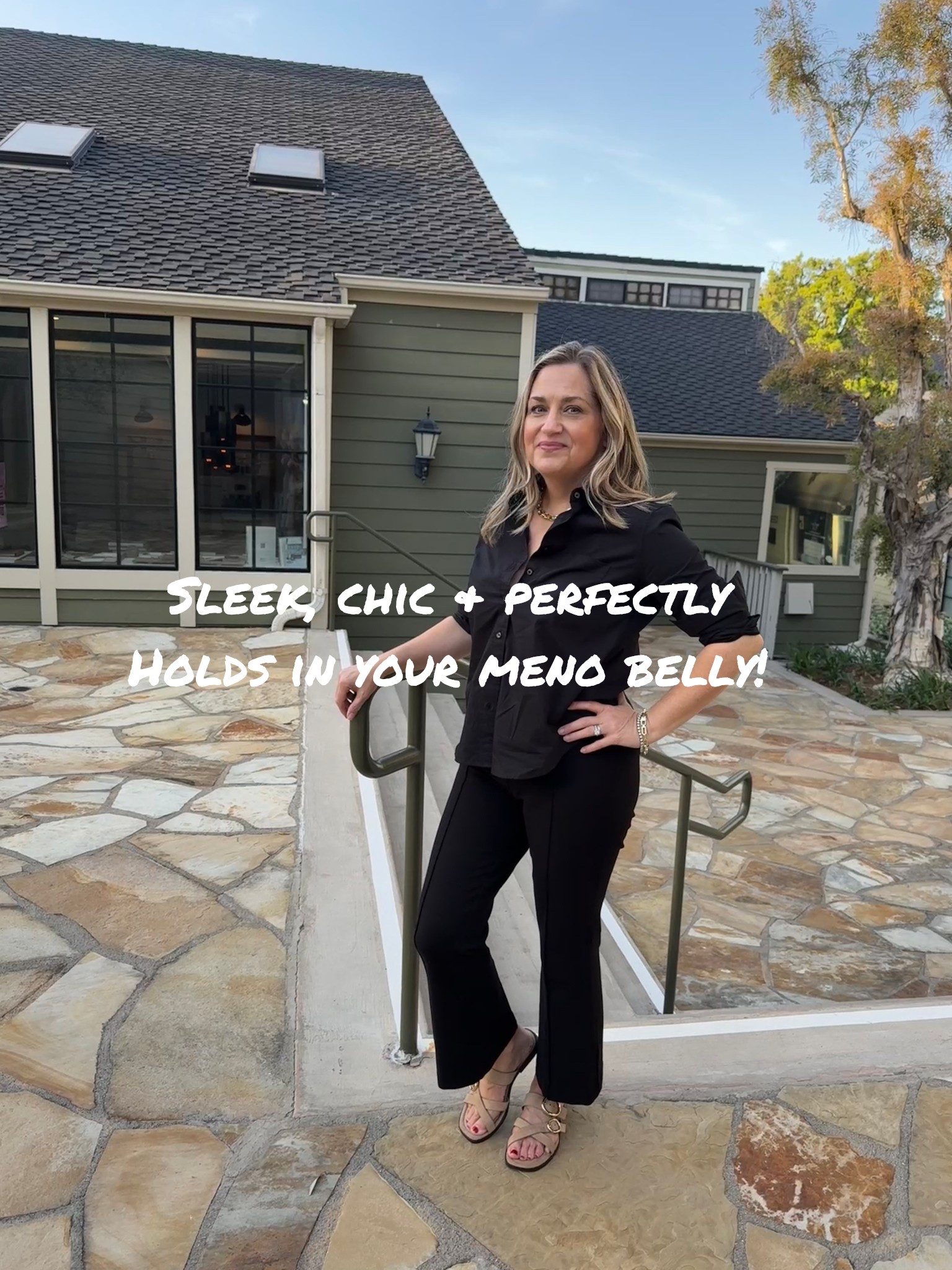 I have these pants in black & blue. Wearing PS

#LTKootd #LTKPetite #LTKOver40