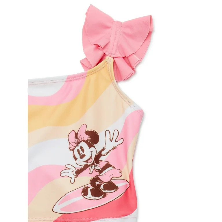 Character Toddler Girl Ruffle-Strap Tankini Swim Set, Sizes 12M-5T - Walmart.com | Walmart (US)