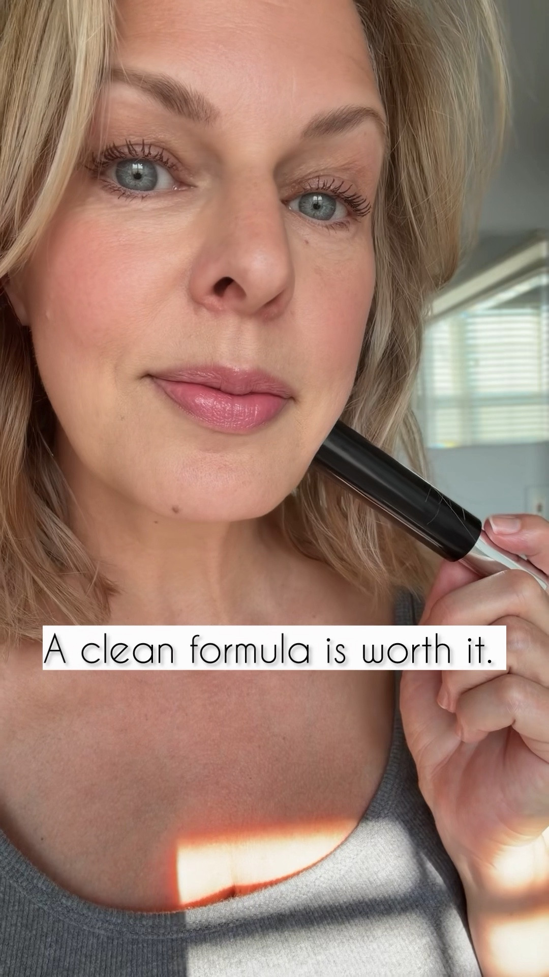 52, in menopause, and these lashes held through a hot flash. ☀️ Nobody tells you that dry, watery eyes and thinning lashes come with the territory — so your mascara has to work harder. This new clean formula from Merit resists sweat and humidity, won’t flake into fine lines, holds my curl 16 hours, and comes off with warm water (no tugging). Save this for your next Sephora run 🤍 Anyone else’s eyes get weepy out of nowhere? Ugh. The worst!

#LTKOver40 #LTKBeauty #LTKmorningroutine