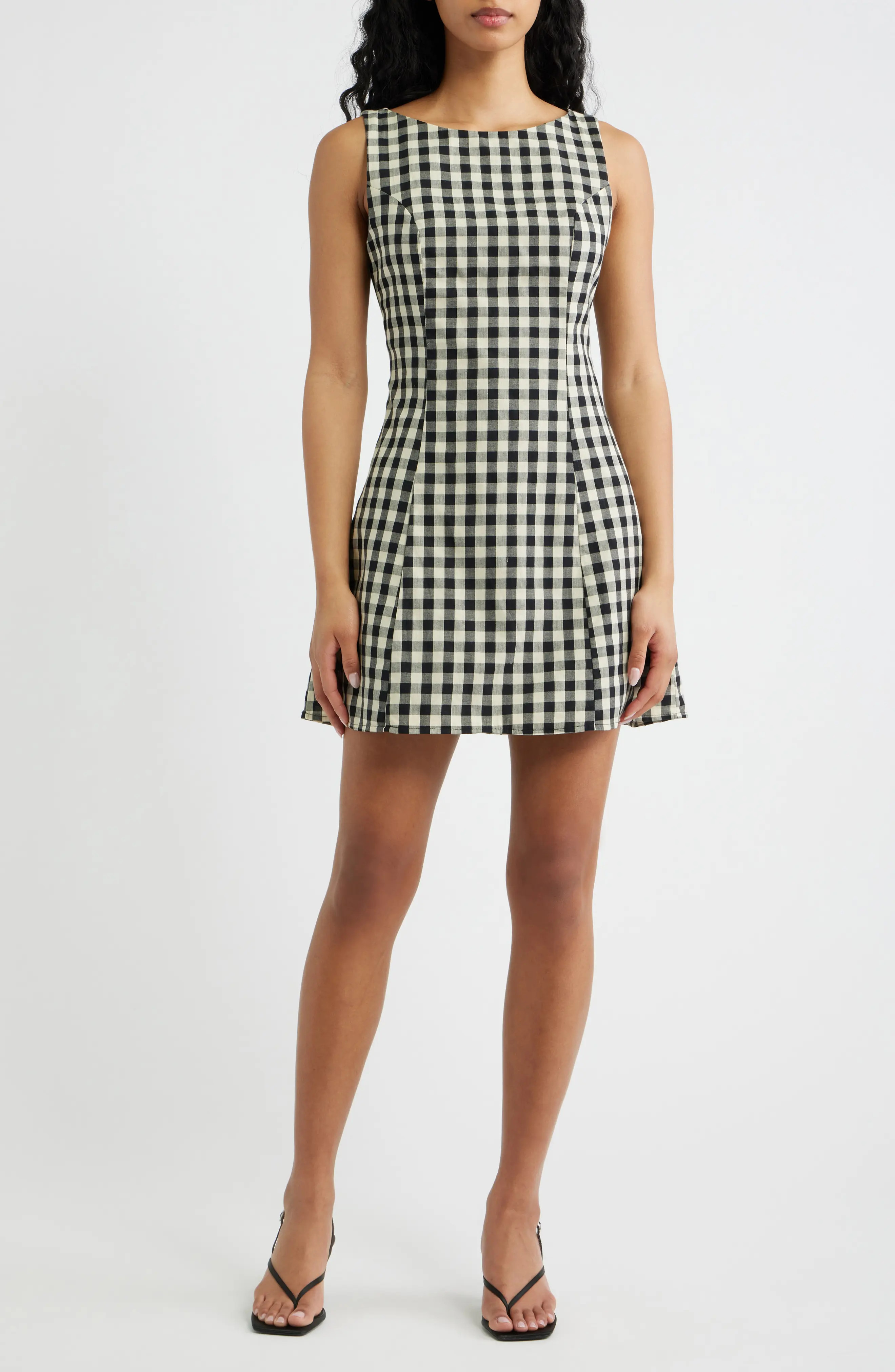 Petal & Pup Circe Gingham Minidress (Women) | Nordstrom | Nordstrom