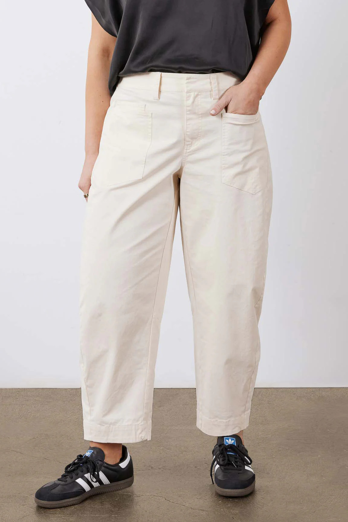 The Slouchy Soft Twill Pants | Ruti