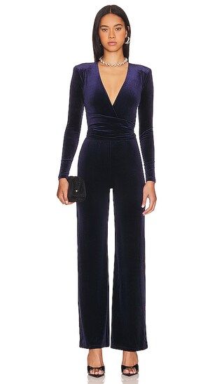 Vamp Jumpsuit in Midnight | Revolve Clothing (Global)