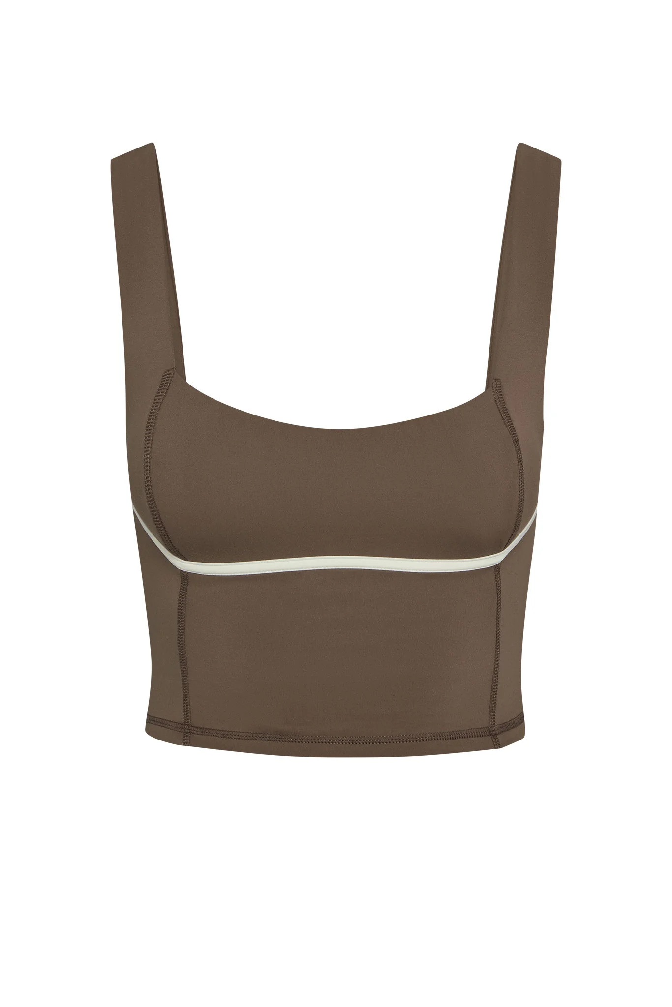 Zion Tank - Stone/Ivory Jersey | Monday Swimwear