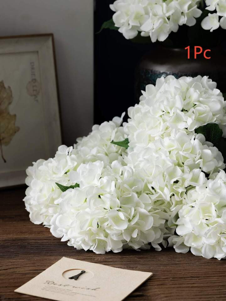1Pc White Artificial Hydrangea Real-Looking Silk Hydrangea Flower Arrangements High Quality Fake ... | SHEIN