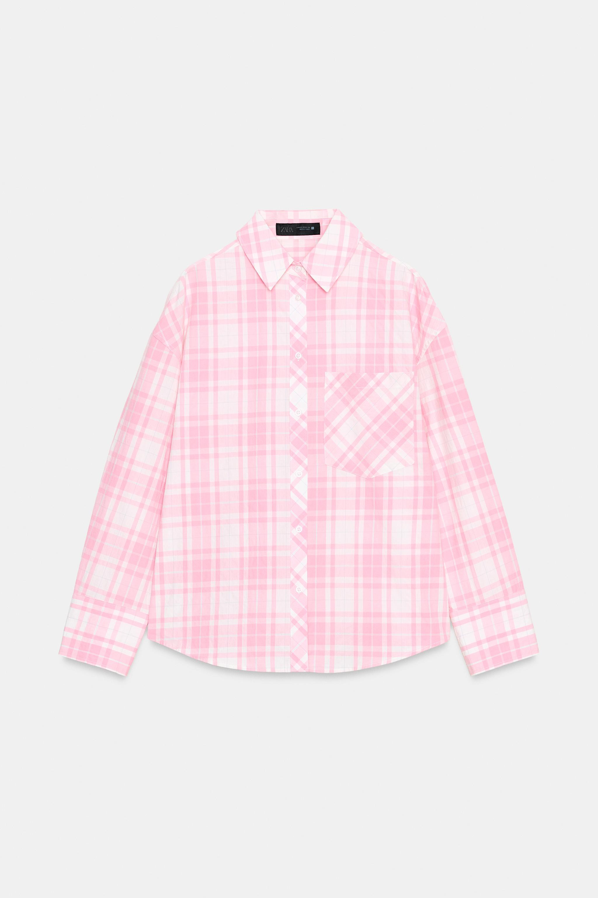 OVERSIZE CHECK SHIRT | Zara UK