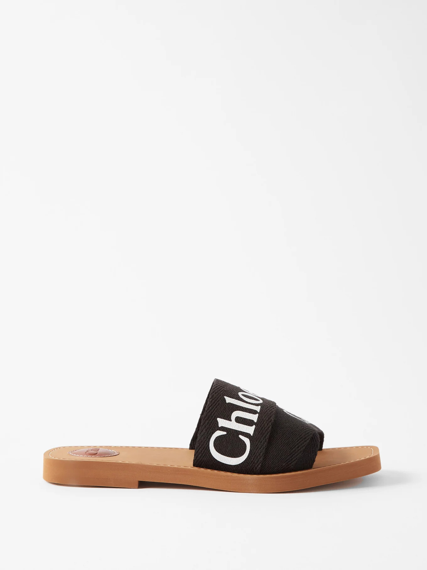 Woody square-toe canvas slides | Matches (US)