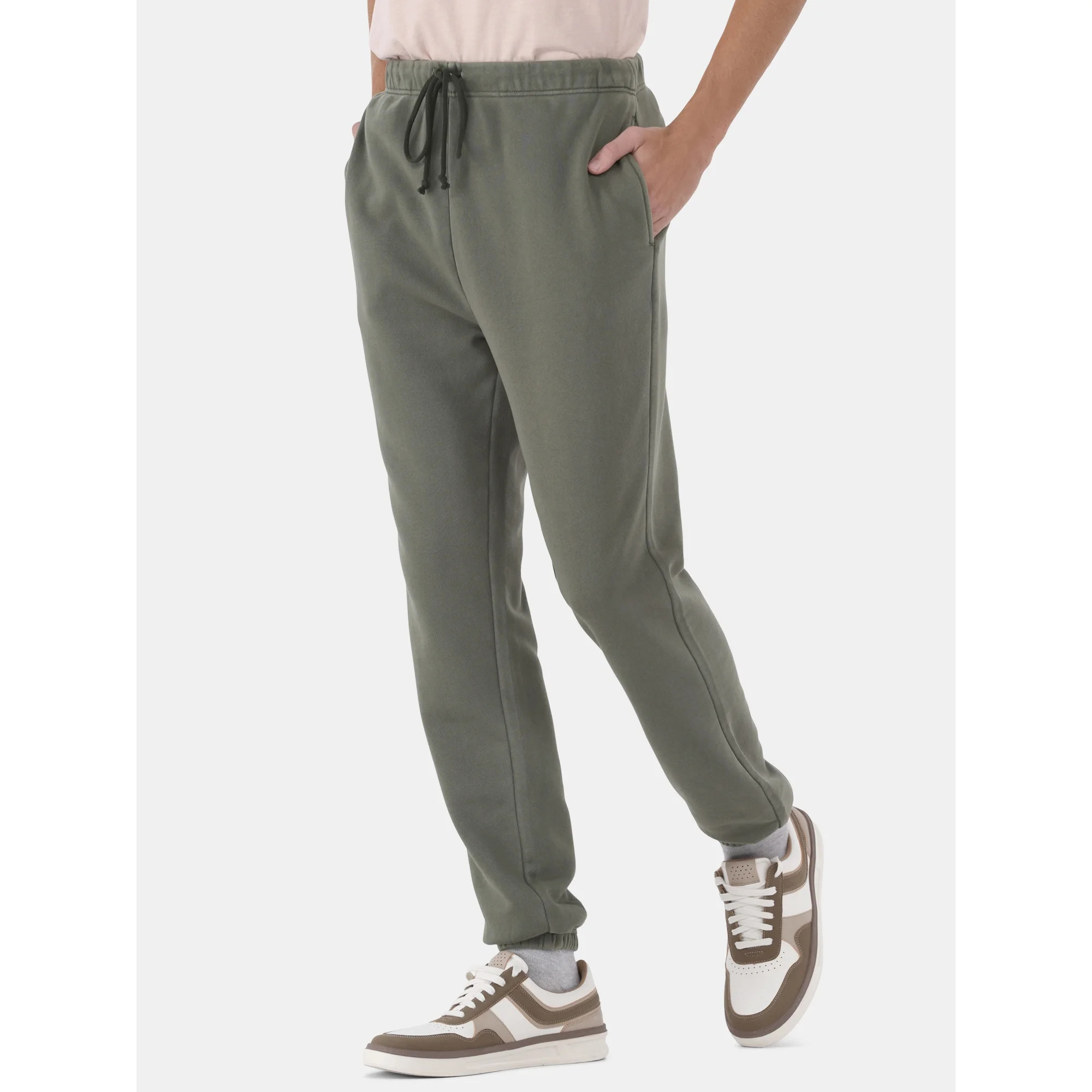 No Boundaries All Gender Soft Fleece Jogger Pants, 30" Inseam, Men's and Big Men's - Walmart.com | Walmart (US)