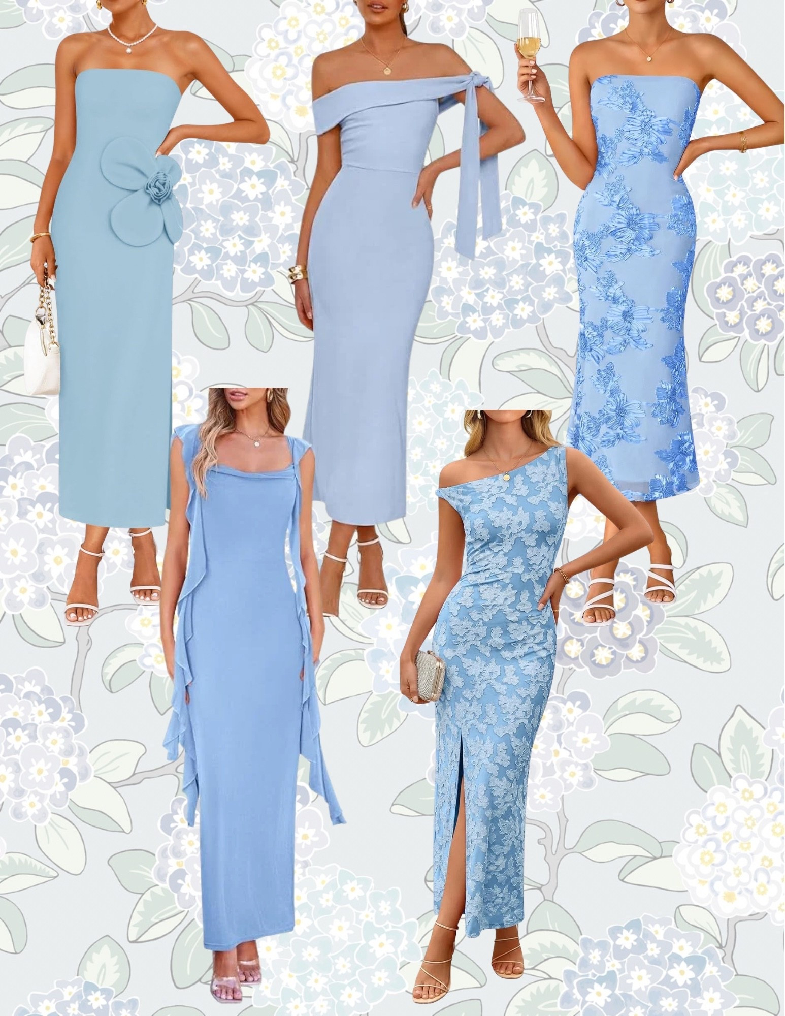 Summer wedding guest blue dresses! 🦋

Wedding guest dress, wedding guest, wedding, summer dresses, cocktail dress, midi dress, maxi dress, blue dresses, floral print dress, Amazon dress

#LTKWedding