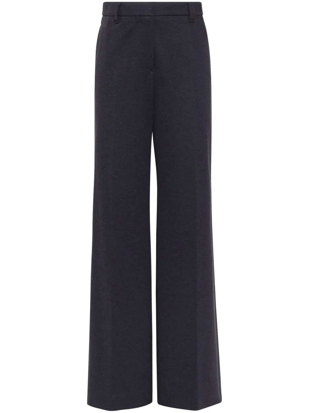 Brunello Cucinelli wide-leg trousers - Black | Farfetch Global