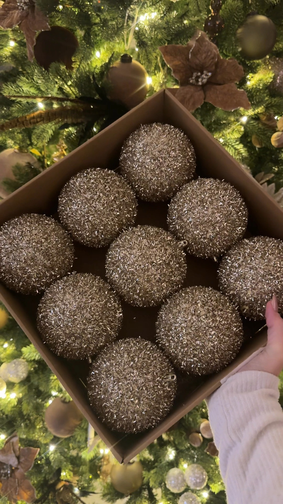 These ornaments are so affordable and create such a big impact! I don’t even even hang them on branches. I just stuffed them into my tree. Definitely a favorite and just have. They come in several colors!

#LTKWatchNow #LTKHoliday #LTKHome