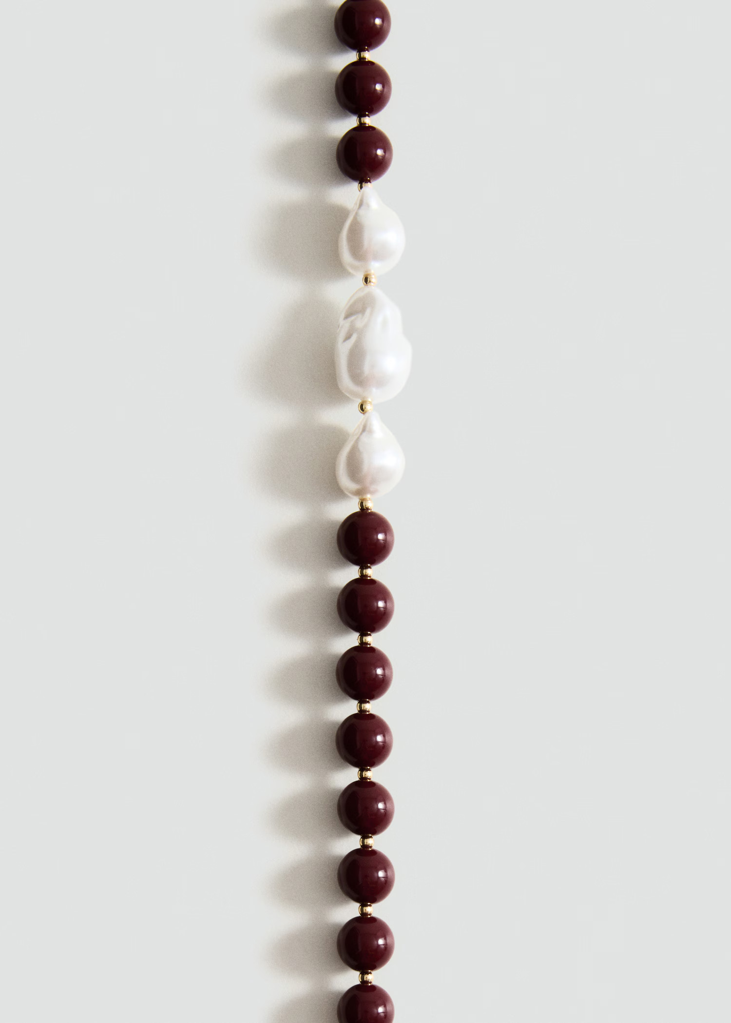 Combined ball necklace - Women | MANGO USA | Mango (US/MX/AU)