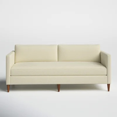 Clifford 87" Upholstered Custom Bench-Seat Sofa | Wayfair North America