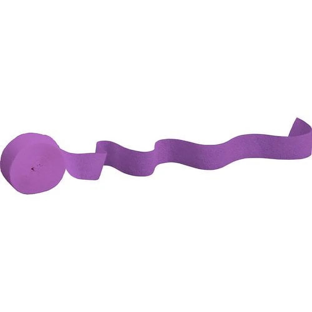 Way to Celebrate Purple Party Crepe Streamer, 1 Ct, 150' | Walmart (US)