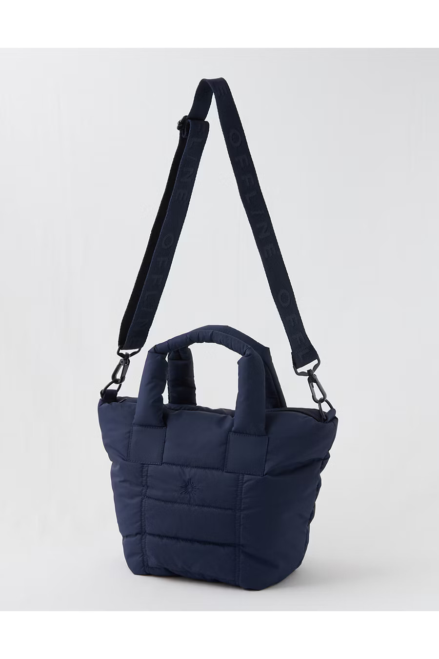 OFFLINE By Aerie Puff Love Mini Tote Women's Royal Navy One Size | American Eagle Outfitters (US & CA)