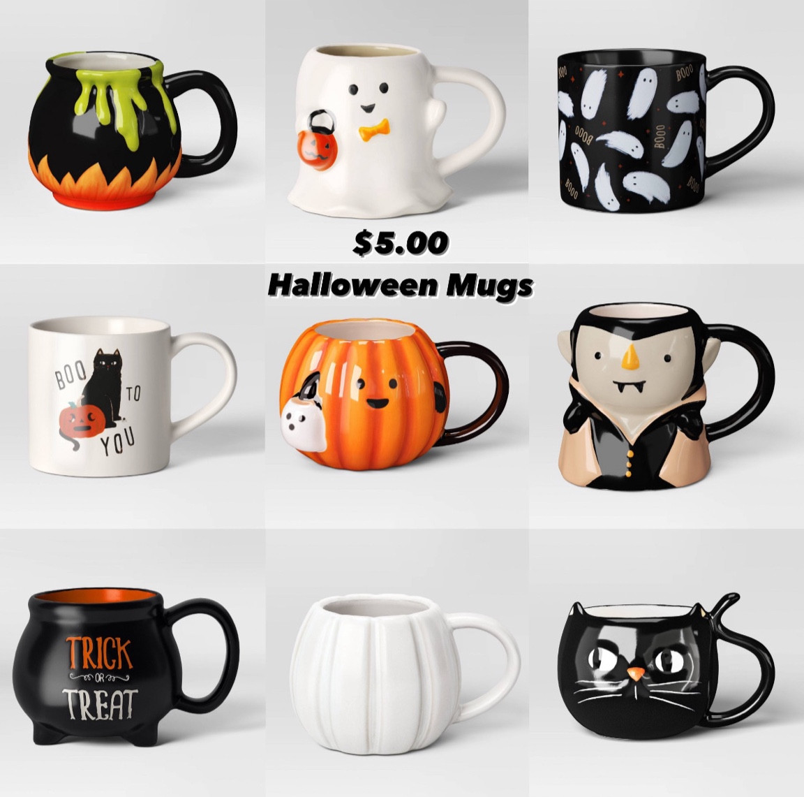 Halloween mugs. Seasonal mugs. $5.00 Target Halloween mugs.

#LTKSeasonal #LTKFindsUnder50 #LTKHome