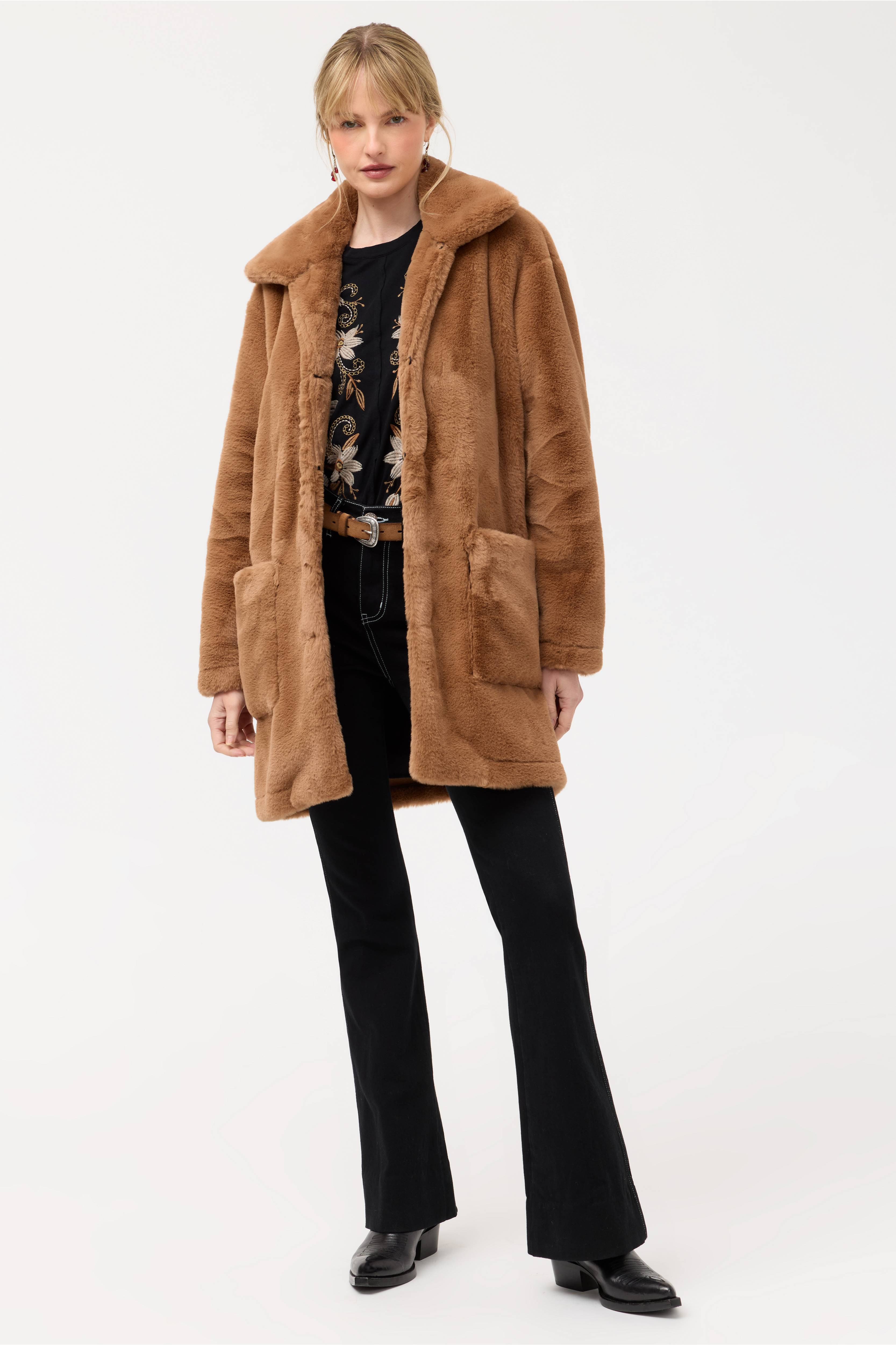 FAUX FUR COAT
                                
                                    
             ... | Johnny Was