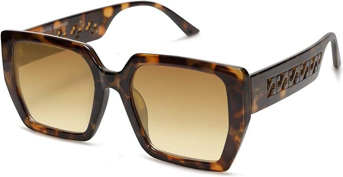 SOJOS Polarized Sunglasses for Men Women Stylish Trendy Square Shades SJ2230 | Amazon (US)