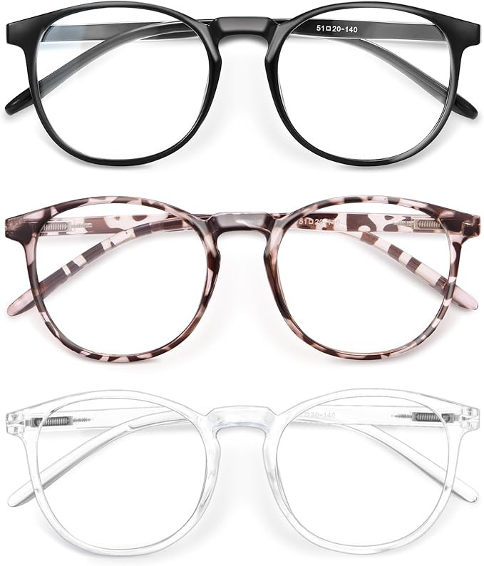 IBOANN Iconic Blue Light Glasses for Woman - Computer Glasses 99% Blue Light Blocking - Anti Eyes... | Amazon (US)