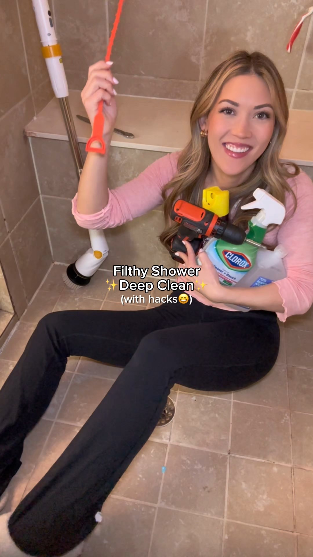 Shower deep clean essentials ✨