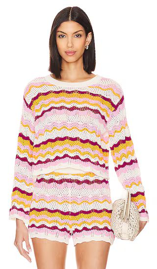 X Revolve Sun Ray Sweater in Peony, Tamarind & Berry Multi | Revolve Clothing (Global)