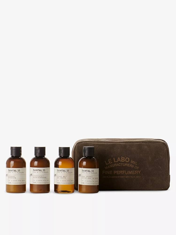 Le Labo Santal 33 Body & Hair Travel Set 4 x 90ml/3.0 fl oz Each | Amazon (US)