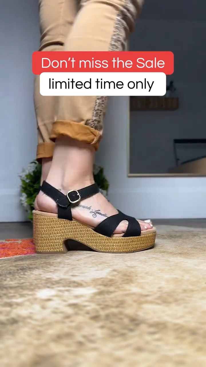 Clarks Collection Wedges -Nerisa Twist

these clarks wedges are that perfect mix of cute and actually wearable — the cushioned footbed makes them feel supportive for all-day wear, and the adjustable ankle strap keeps them secure so you’re not slipping around. i love the textured wedge because it gives you height without feeling bulky, and the black goes with literally everything from casual outfits to dresses

#ltkshoes #comfortstyle #everydayoutfits #springstyle #momfashion