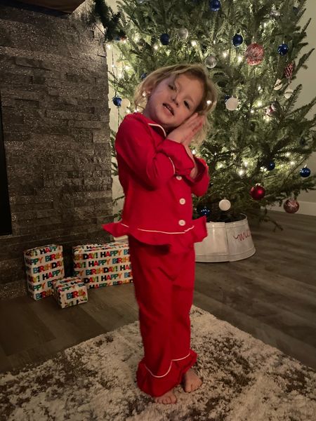 Girl Christmas pajamas 

#LTKHoliday #LTKfindsunder50 #LTKSeasonal