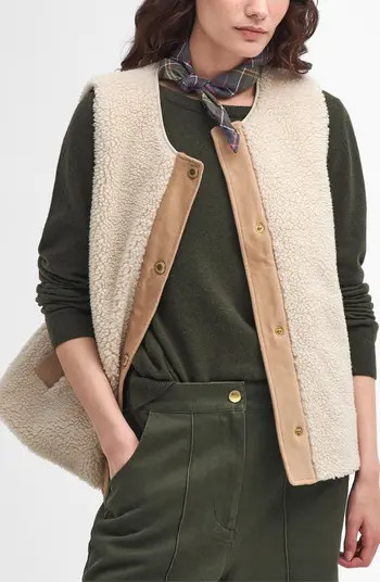 Dulsie High Pile Fleece Quilted Vest | Nordstrom