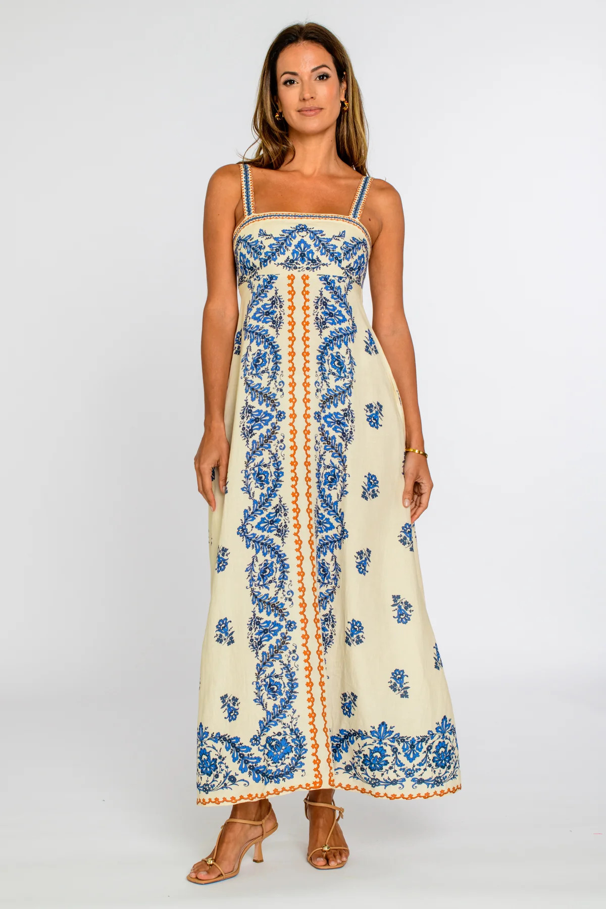 Annalisa Dress in Handkerchief Ivory | Elizabeth James The Label