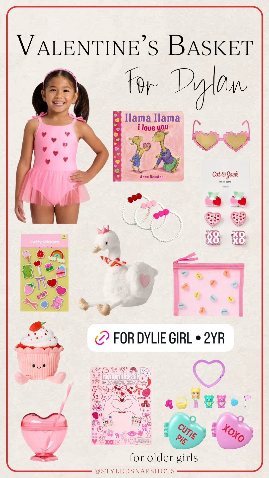Toddler girl valentine basket 💗

#LTKKids #LTKValentine