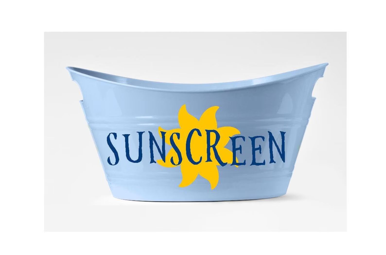 Outdoor Summer Tote Sunscreen Basket Custom Pool Side Beverage | Etsy | Etsy (US)