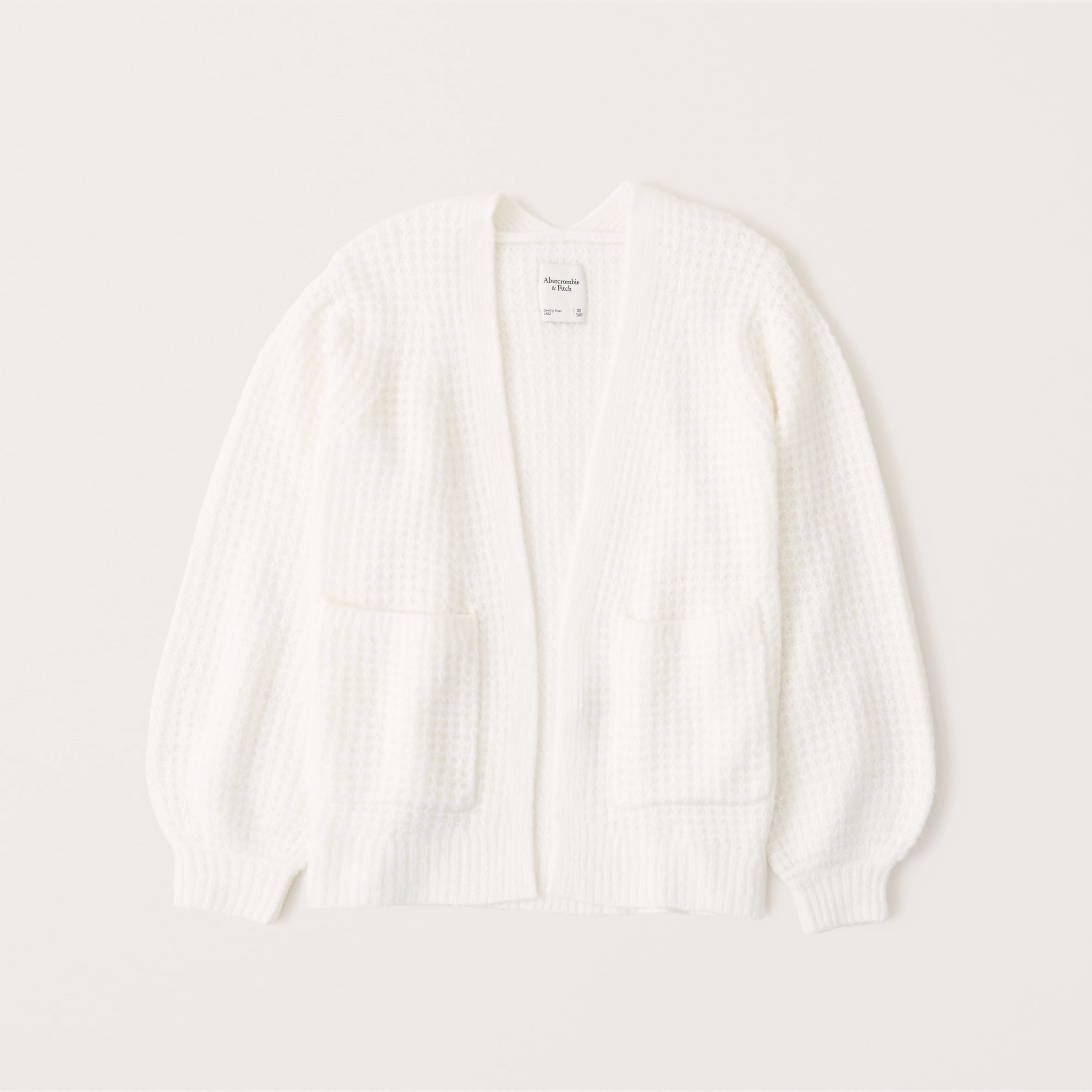 Waffle Stitch Cardigan | Abercrombie & Fitch (US)