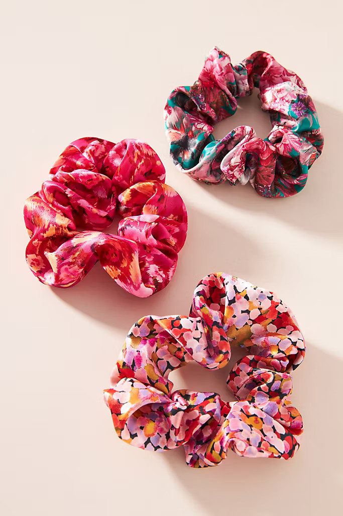 Kachel Wisteria Scrunchie Set | Anthropologie (US)