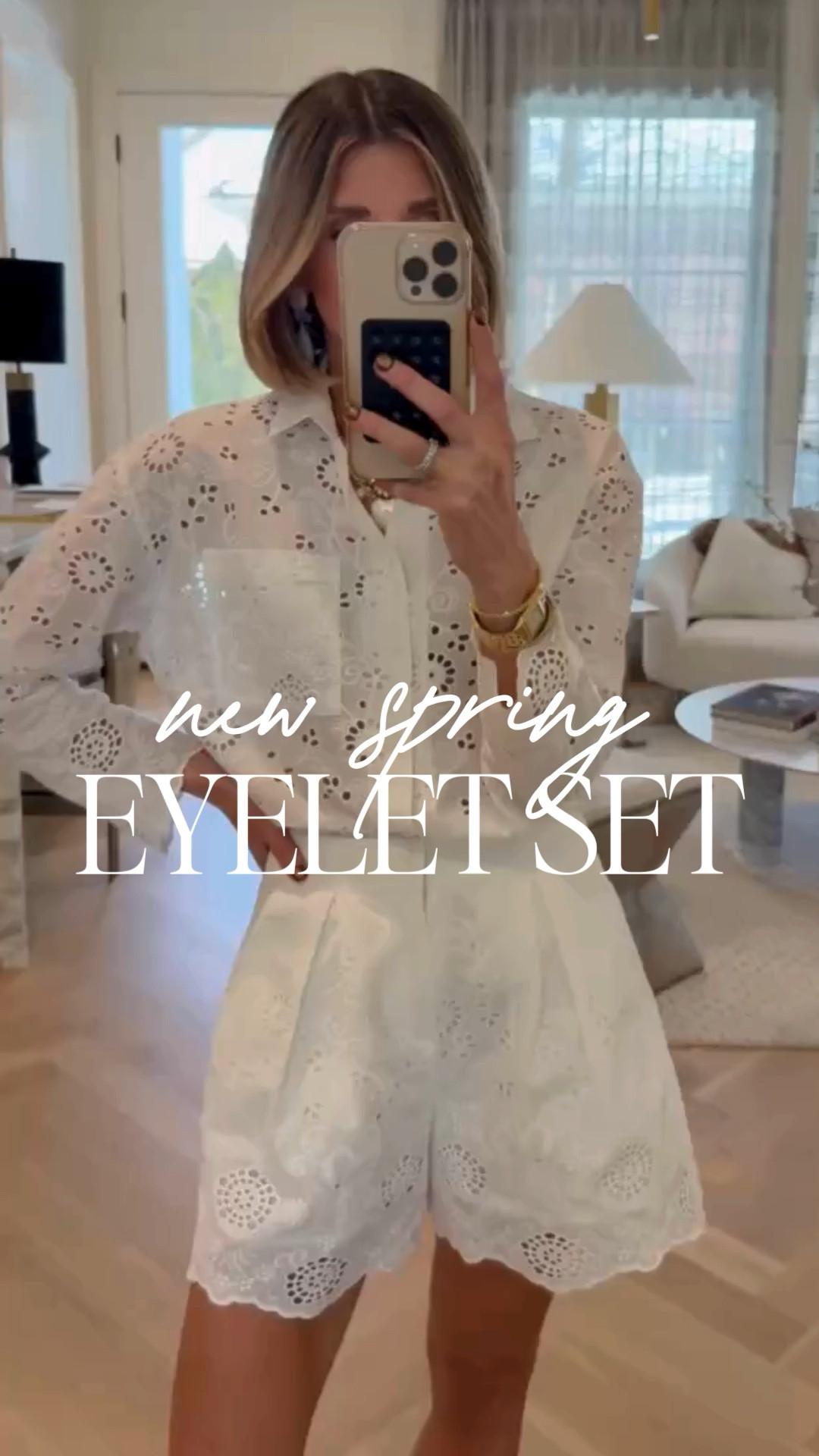 A classic, reimagined.
Eyelet detailing. Airy texture. Feminine shape.
Polished but relaxed — exactly what spring dressing should feel like. 🌿

#LTKSeasonal #LTKootd