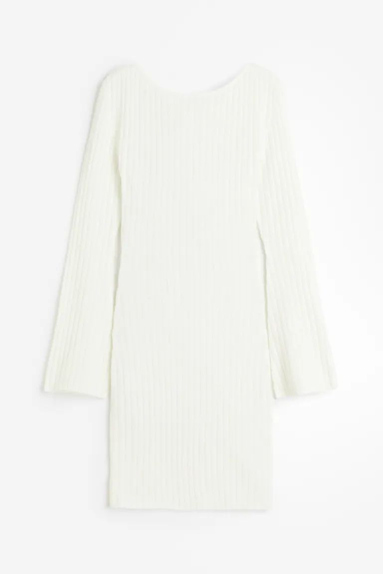 Twist-detail Rib-knit Dress | H&M (US)