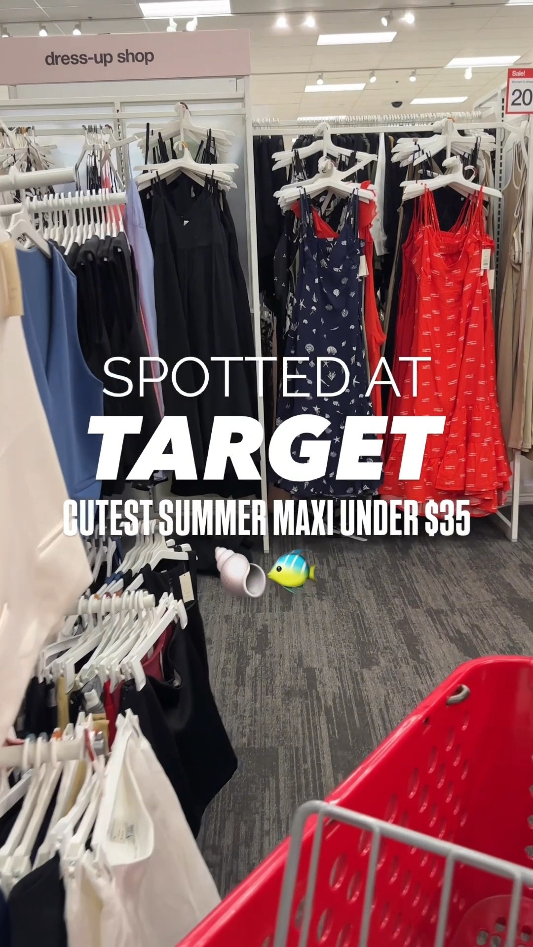 Casual strolling through 🎯 and boom, found the CUTEST summer dress under $35 🐠🐚 This is not a drill, the CUTEST maxi dresses! You will thank me later! 

Follow me for more affordable fashion and Target must haves for summer! 

Wearing: small in both! 

#LTKStyleTip #LTKOver40 #LTKSeasonal