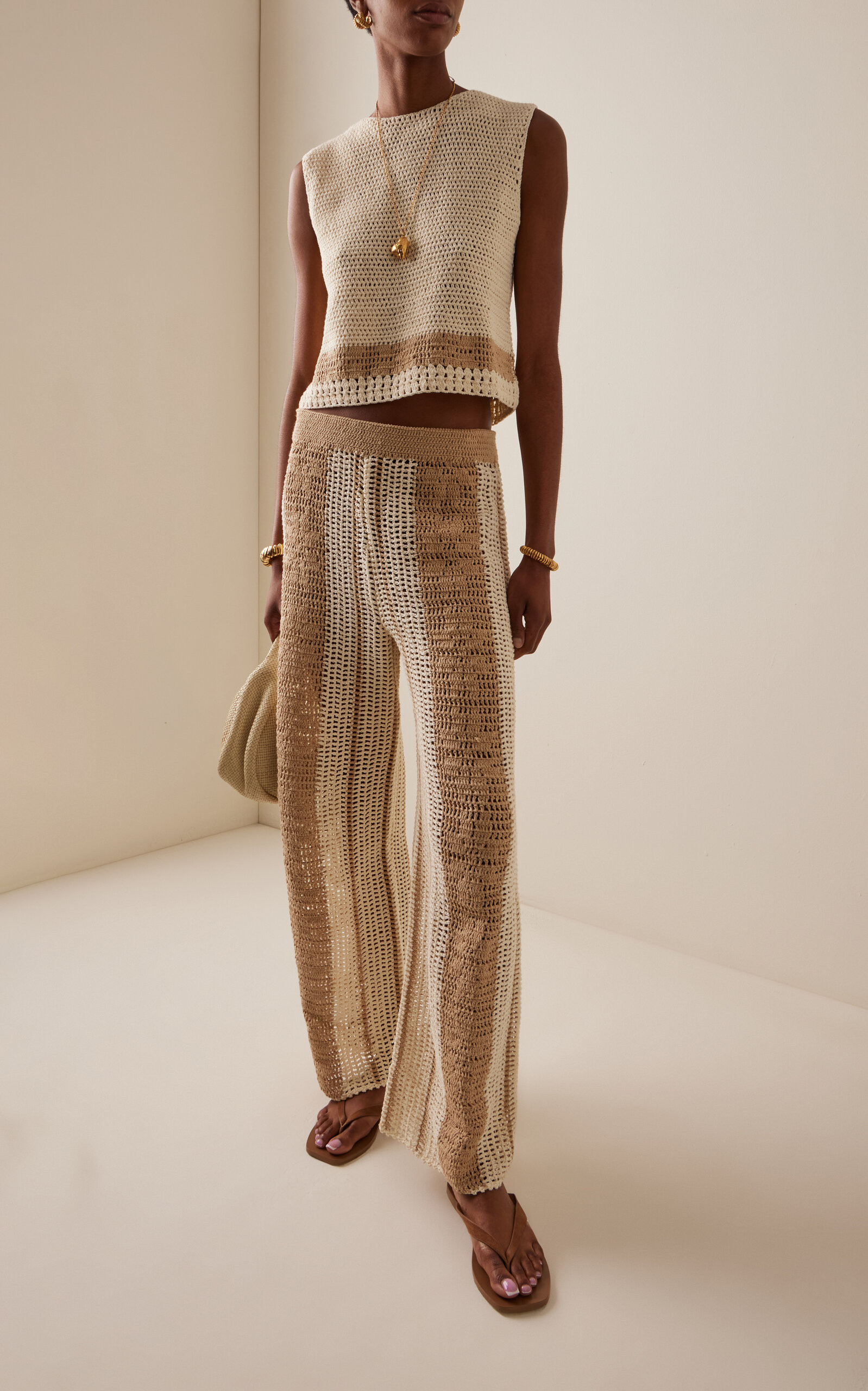 Exclusive Jess Crocheted Cotton Pants | Moda Operandi (Global)