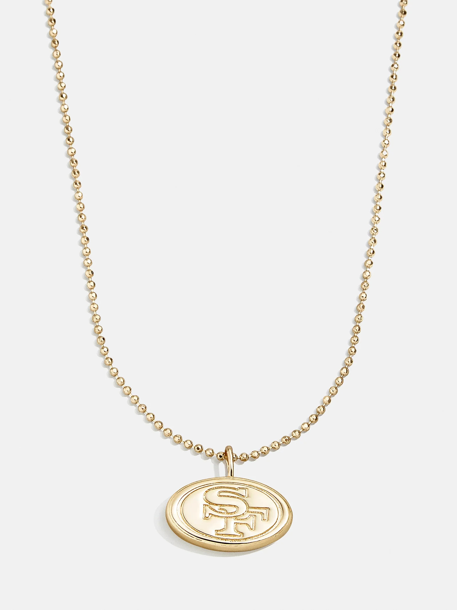 San Francisco 49ers NFL Charm Necklace - San Francisco 49ers | BaubleBar (US)