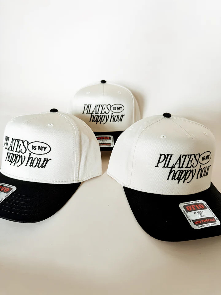 PILATES HAPPY HOUR TRUCKER HAT | Harper's Den