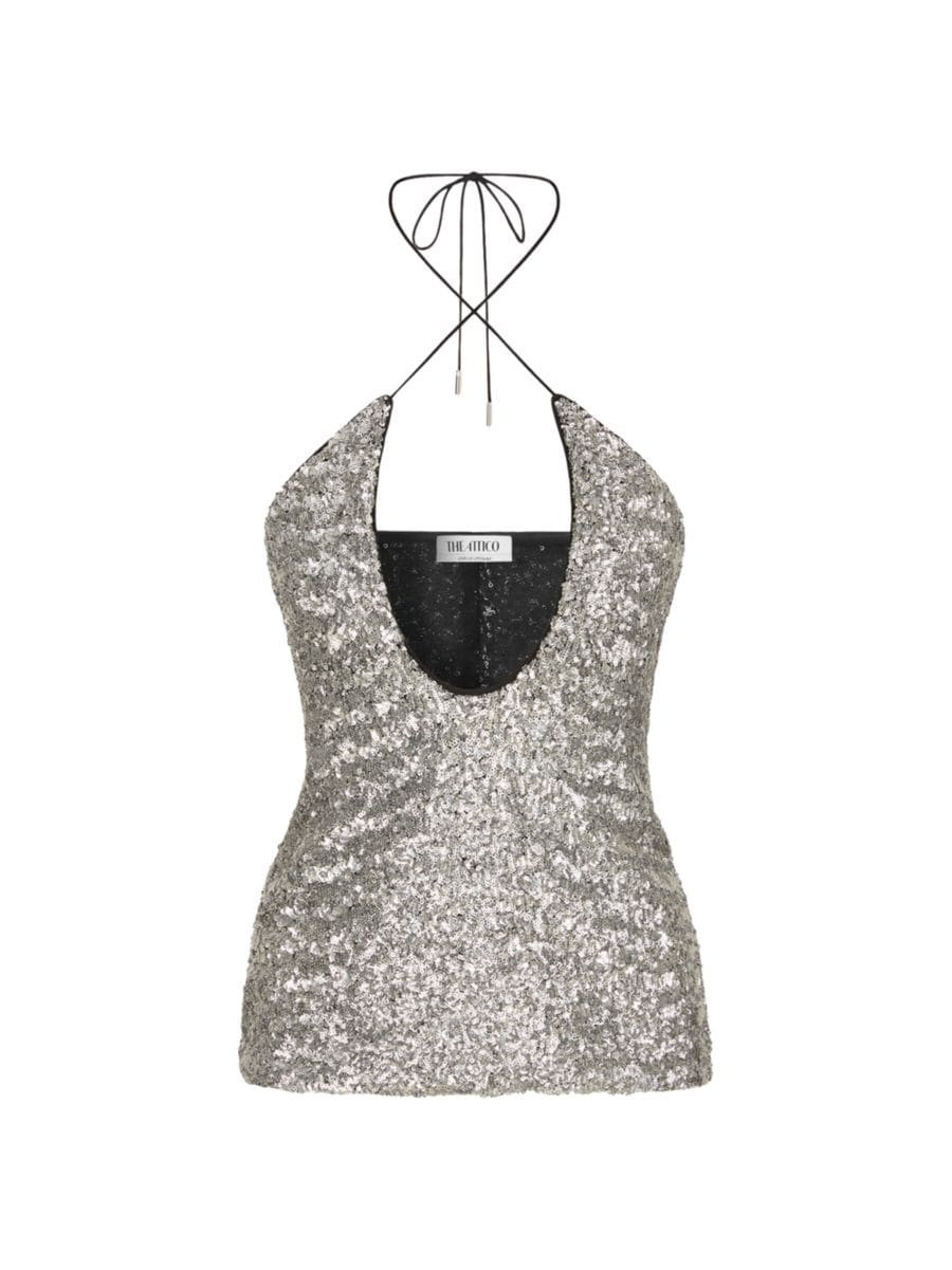Alix Sequin Halter Top | Saks Fifth Avenue