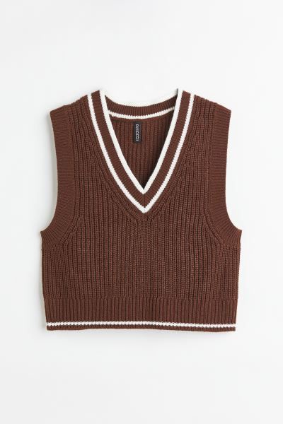 Rib-knit Sweater Vest | H&M (US + CA)