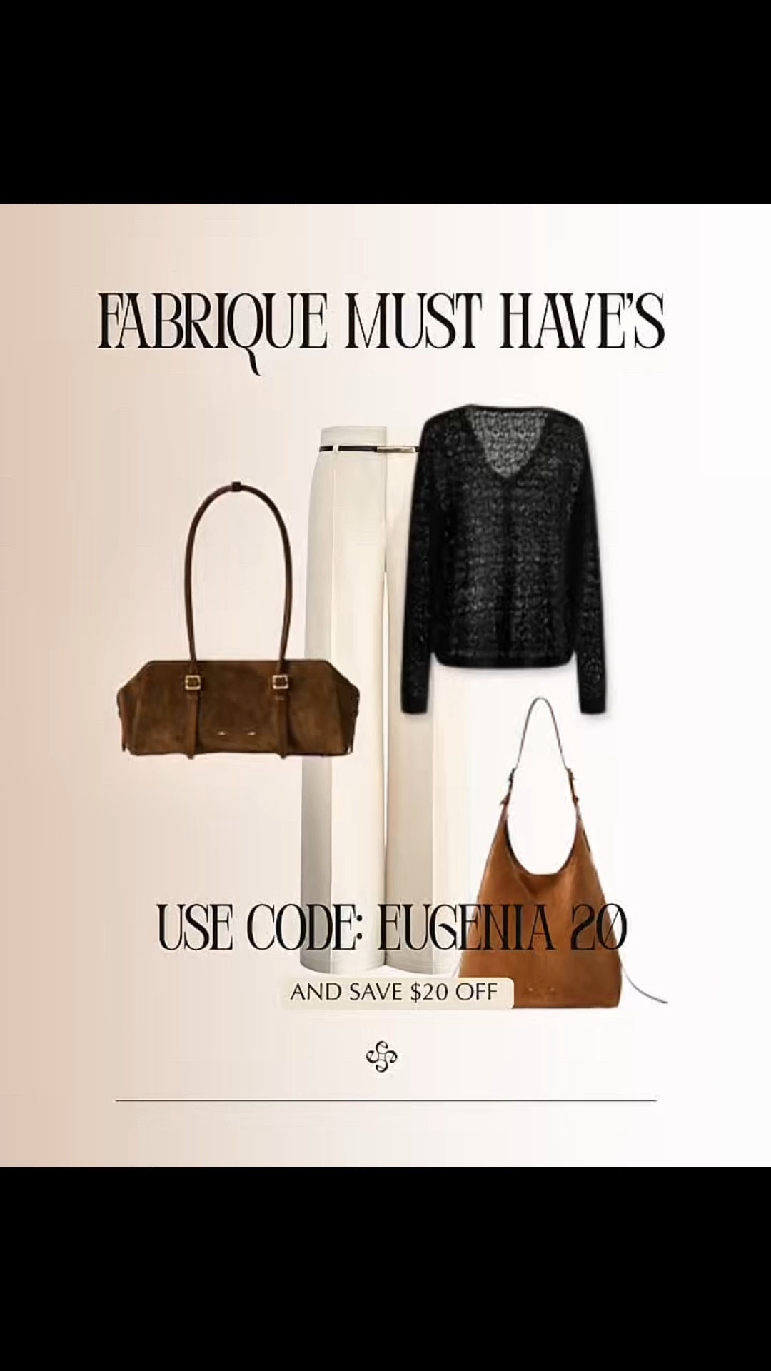 Comment SHOP and I will send you all the links. These are items to add to the capsule. Happy Shopping! 
Discount codes:
Clothes myEugenia for 10% off
Eugenia20 for $20 off
@Fabrique.Official #Fabrique #Fabriquedesigners
 stylewitheugenia #fabs #sponsored


#LTKSaleAlert #LTKootd #LTKOver40