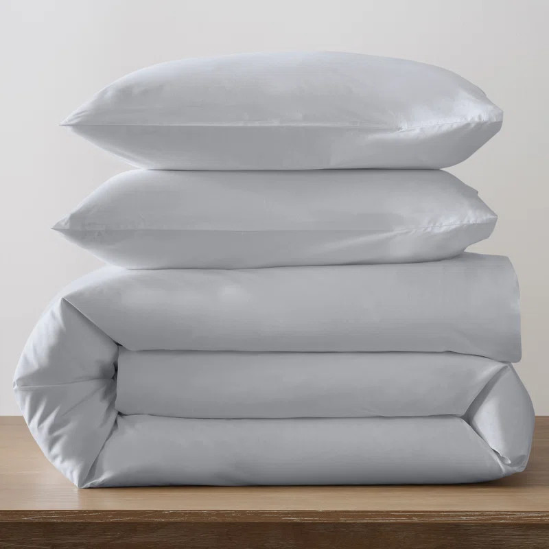 Coyer Classic Cotton Percale Duvet Cover Set | Wayfair North America