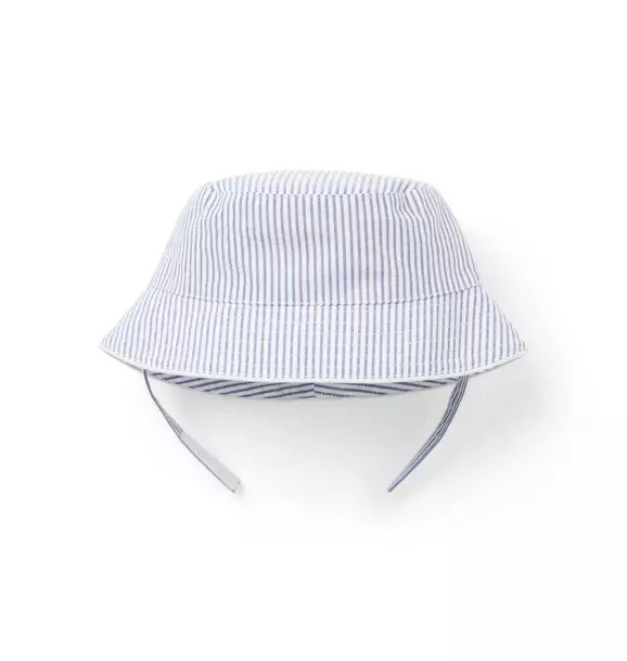 Baby Striped Seersucker Bucket Hat | Janie and Jack