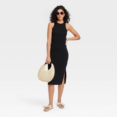 Women's Sleeveless Ribbed Dress - A New Day™ | Target