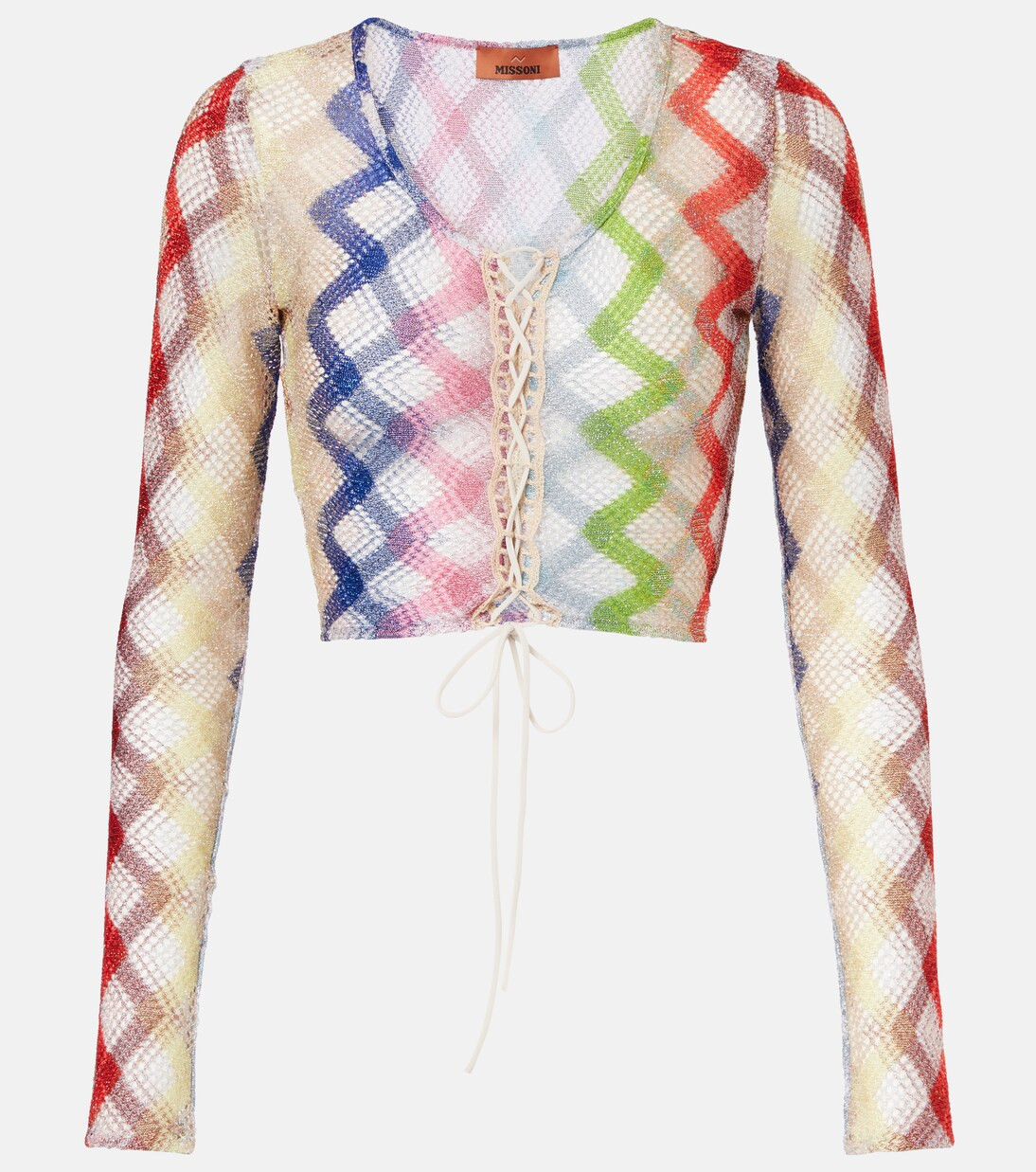 Zig Zag crochet crop top | Mytheresa (US/CA)