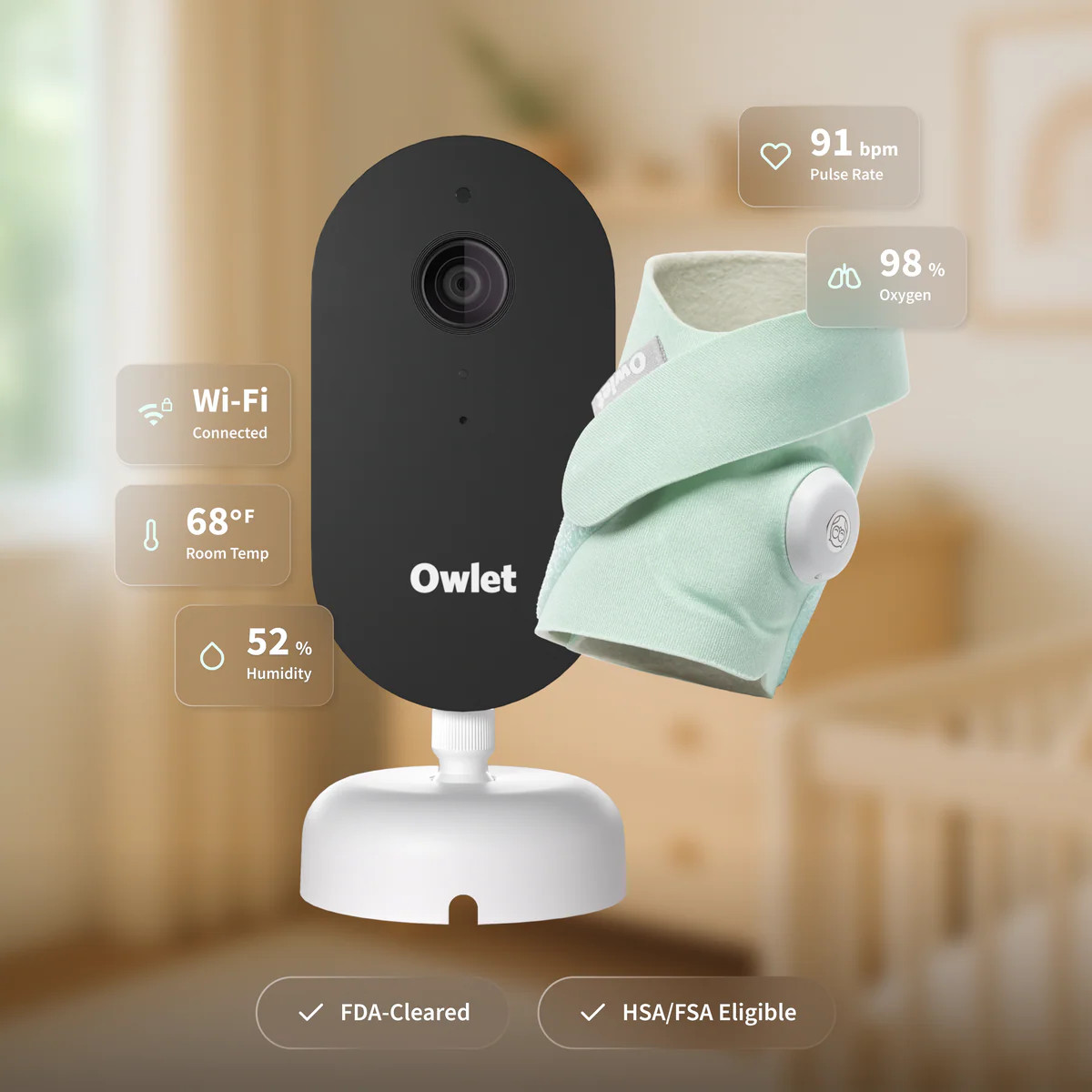 Owlet Dream Duo – FDA-Cleared, All-In-One Smart Baby Monitoring System | Owlet Baby Care Inc.