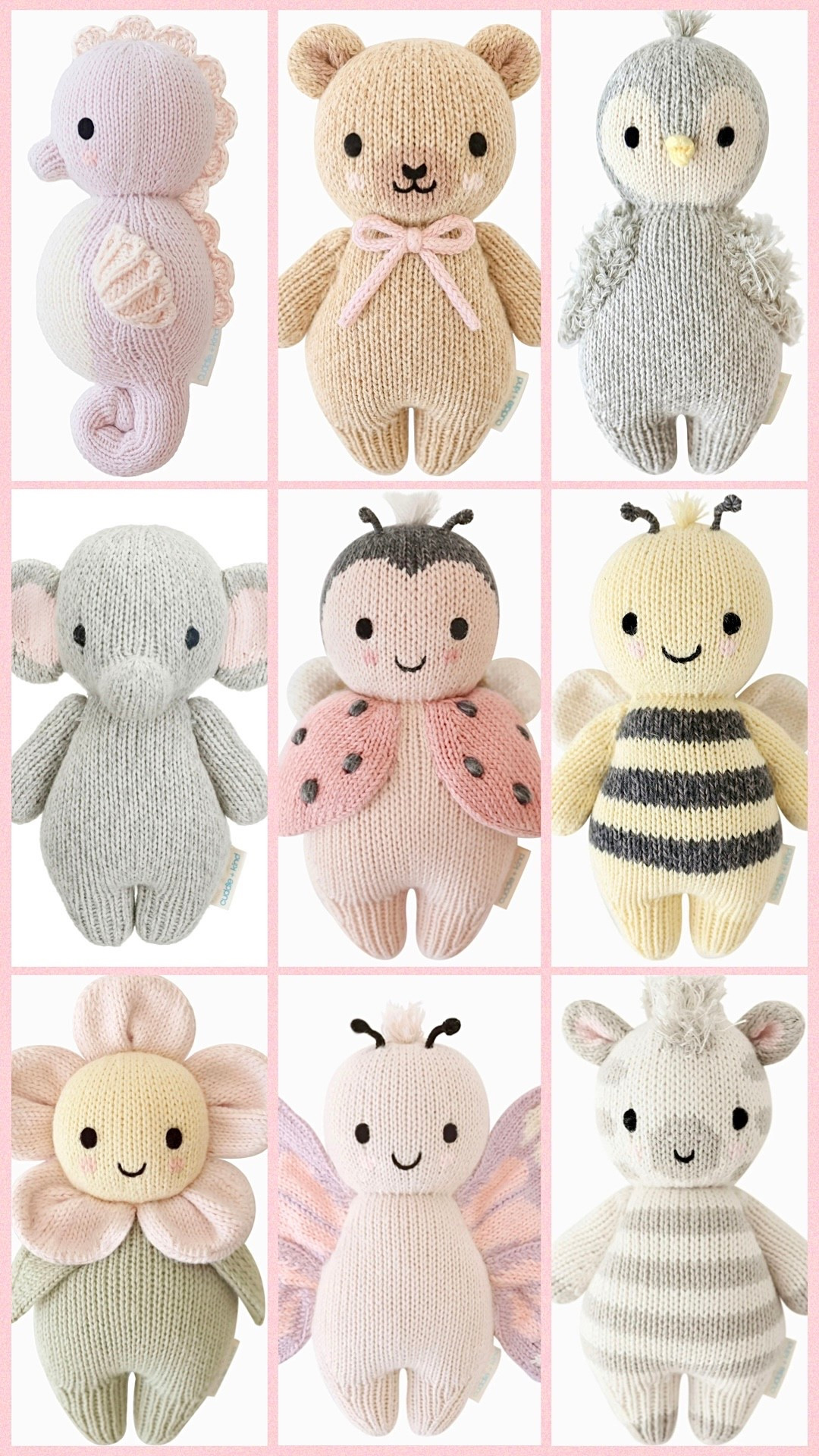 These hand-knit dolls are the sweetest gift, and perfect for Easter! Each doll provides 10 meals to children in need while supporting fair-trade artisans around the world. #dolls #childrenstoys #toddler #cuddleandkind

#LTKBaby #LTKBump #LTKKids