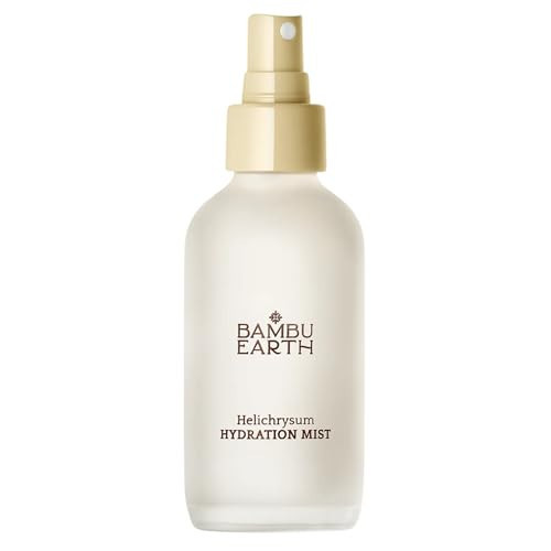 BAMBU EARTH Helichrysum Hydration Face Mist - Soothing Facial Mist with Pure Hydrosols of Frankincense, Helichrysum & Turmeric - Calm and Radiate Skin, For Use As Daily Skincare Routine - 2 Fl. oz | Amazon (US)