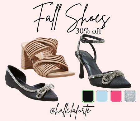 Fall shoes 
Target shoes 
Target heels 
Billing heels 
Bow heels 
bow flats 

#LTKHoliday #LTKshoecrush #LTKsalealert